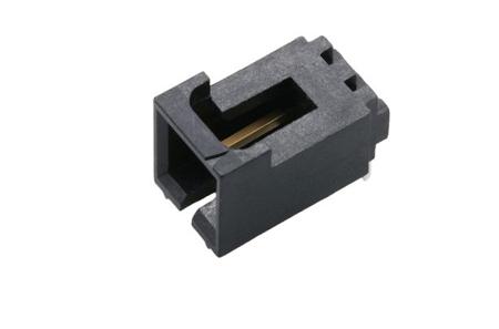 70553-0001 Molex SL 70553, 2.54mm Pitch, 2 Way, 1 Row, Right Angle PCB Header, Through Hole