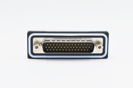 HDF-V44-113L011 Norcomp HDF 44 Way Vertical Solder D-sub Connector Plug, 2.29mm Pitch, with 4-40 Screw Locks