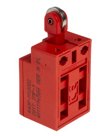 440P-M18002 440P Safety Switch with Roller Actuator, PBT, NO/NC