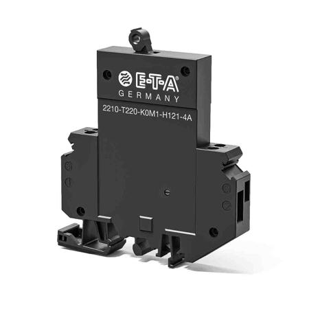 2210-T210-K0M1-H121-5A ETA Thermal Circuit Breaker - 2210  Single Pole 277V ac Voltage Rating DIN Rail Mount, 5A Current Rating