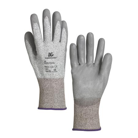 13826 Kimberly Clark G60 Grey HPPE Cut Resistant Gloves, Size 10, XL, Polyurethane Coating