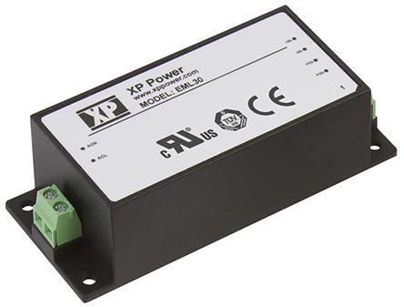 EML30US15-S XP Power Switching Power Supply, , 15V dc, 2A, 30W, 1 Output, 120 → 370 V dc, 85 → 264 V ac