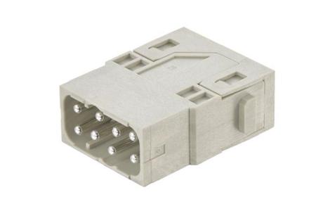 09140085001 HARTING Heavy Duty Power Connector Module, 16A, Male, Han-Modular Series, 8 Contacts