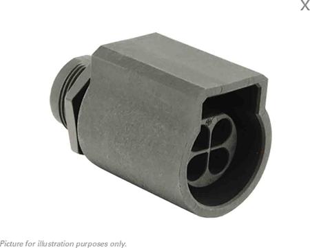 UTL7103G1S Souriau Sunbank by Eaton Circular Connector, 4 Contacts, Panel, Standard Connector, Socket, Female, IP68, IP69K, UTL
