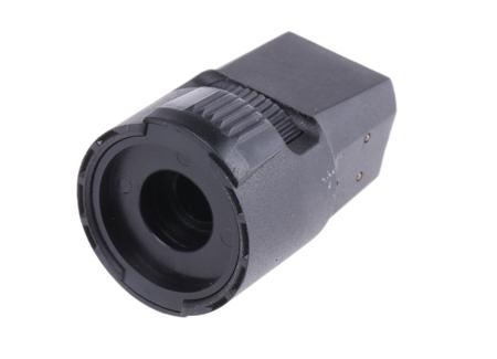 50A21B10 Vishay 22.5mm Black Potentiometer Knob for 6.35mm Shaft Splined,
