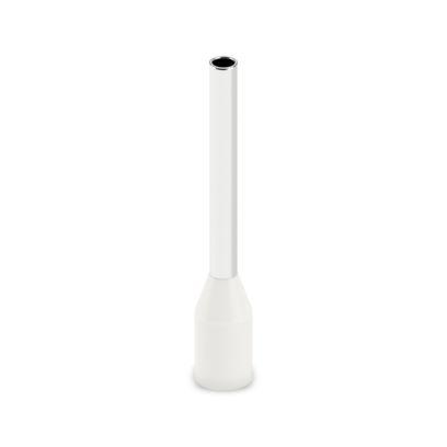 2100110 Phoenix Contact Insulated Ferrule, 12mm Pin Length, 1.3mm Pin Diameter, White