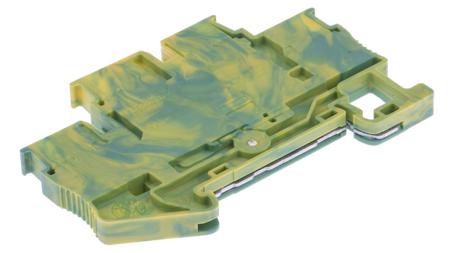 3210596 Phoenix Contact  PTTB 2.5-PE Series Green/Yellow, 0.14 → 4mm², Double-Level, Push In Termination, ATEX