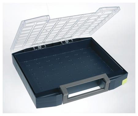 134958 RS Pro Blue PC, PP Compartment Box, 78mm x 465mm x 401mm