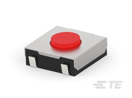 1571625-6 TE Connectivity Alcoswitch Series Illuminated Push Button Switch, NO, Surface Mount, Black, 250V ac