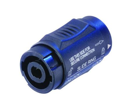 NL4MMX Neutrik Loudspeaker Connector, Plug to Plug, 4 Way, 30A
