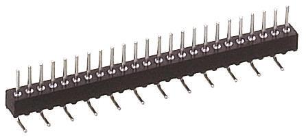 850-80-008-30-001101 Preci-Dip 850 Series Straight Surface Pin Header, 8 Contact(s), 1.27 mm Pitch, 1 Row, Unshrouded