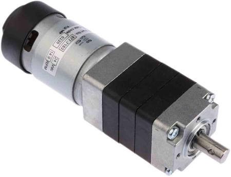 P205-24-244 Micromotors Brushed Geared DC Geared Motor, 26.4 W, 24 V dc, 9 Nm, 14 rpm, 10mm Shaft Diameter