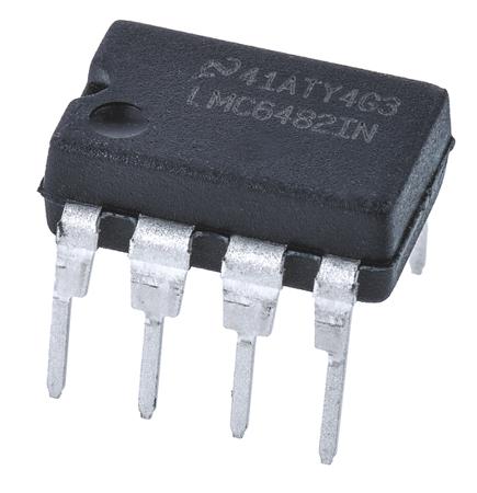 LMC6482IN/NOPB  Texas Instruments, Operational Amplifier, 1.5 MHz, 8-Pin 15.5 V MDIP