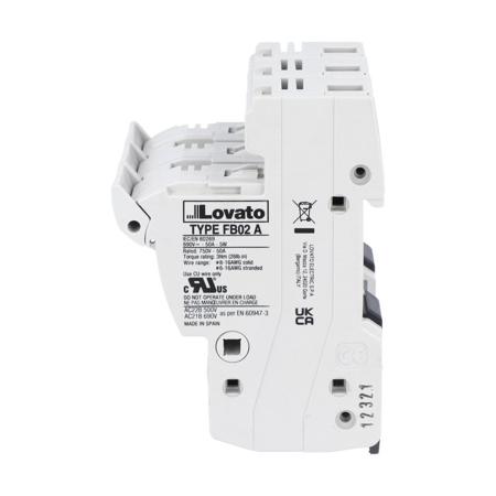 FB02A3P FUSE HOLDER 3P 14X51