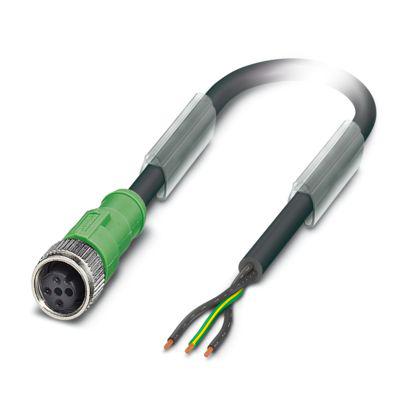 1544879 Phoenix Contact Straight Female 3 way M12 Sensor Actuator Cable, 10m