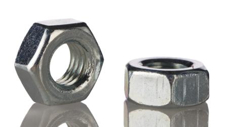 527-612 RS PRO, Bright Zinc Plated Steel Hex Nut, DIN 934, M8