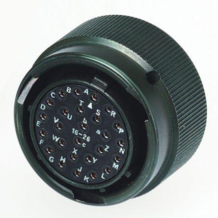 62GB-12E14-19SY Amphenol, 62GB 19 Way Box Mount MIL Spec Circular Connector Plug, Socket Contacts, MIL-DTL-26482