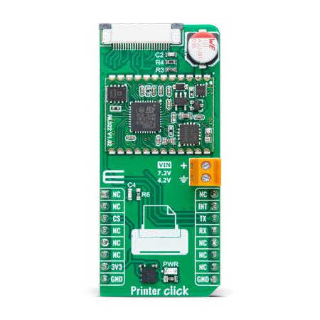 MIKROE-6460 MikroElektronika Printer Click Evaluation Board Evaluation Board for Thermal Printer Heads