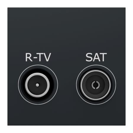 NU345454 Schneider Electric Anthracite Plug Socket, IEC