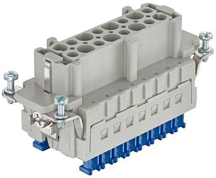 09330162788 HARTING Power Connector Insert, 16A, Female, Han ES Press Series, 32 Contacts