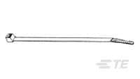 1-604774-9 TE Connectivity Cable Tie, Heavy Duty Cable Tie, 392mm x 4.67 mm, Natural Nylon, Pk-100units