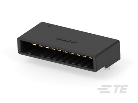 1-178298-2 TE Connectivity Dynamic 3000 Series, 3.81mm Pitch 10 Way Shrouded Right Angle PCB Header, Through Hole