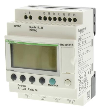 479-6070 Schneider Electric Zelio Logic Smart Series Logic Module, 24 V ac Supply, Relay Output, 8-Input, Discrete Input