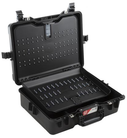 125-3049 RS Pro Tool Case with 3 Tool Boards & Padlock Lock, 530 x 180 x 400mm