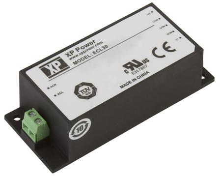 ECL30UT03-S XP Power Switching Power Supply, , 5 V dc, ±15 V dc, 3 A, 500mA, 30W, Triple Output, 120 → 370 V dc,