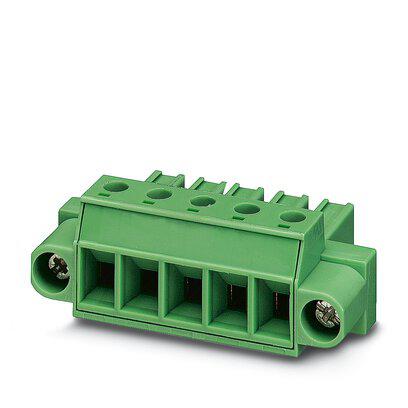1828281 Phoenix Contact Pluggable Terminal Block, 6-Contact, 7.62 mm Pitch, 1-Row