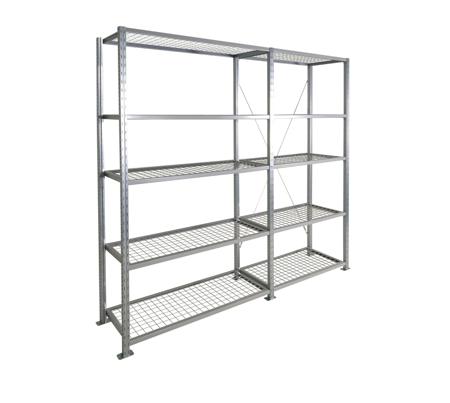 BTSPRINK1060GRID1 Manorga Quickshelf Storage Racking, 7500mm x 800mm