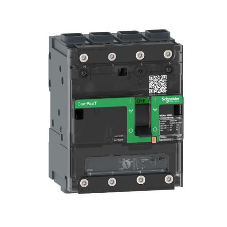 C11N4TM016L Schneider Electric, ComPacT MCCB 4P 16A, Fixed Mount