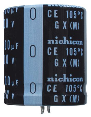 LGX2G151MELZ35 Nichicon 150μF Aluminium Electrolytic Capacitor 400V dc, Snap-In -