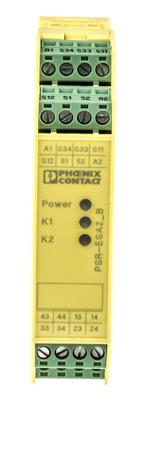 2963802 Phoenix Contact PSRclassic PSR-ESA 1 Auxiliary Contacts Safety Relay 24V ac/dc, Single Channel 4 Safety Contacts