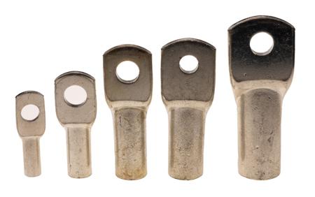 434-561 RS PRO Uninsulated Tubular Ring Terminal, Brown