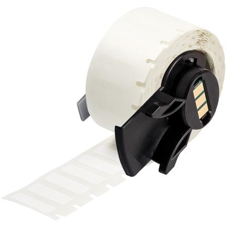 M6-20-423 Brady B-423 Black on White Cable Labels, 25.40 mm Width, 50.80mm Label Length, 25.4mm Label Width