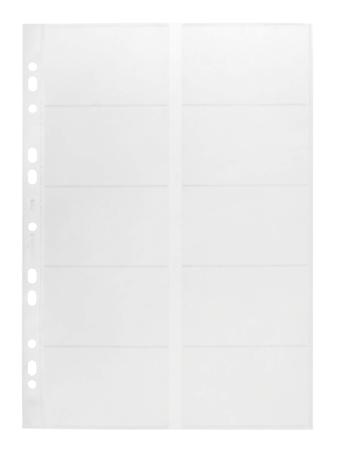 2389-19 Durable Transparent Business Card Pocket