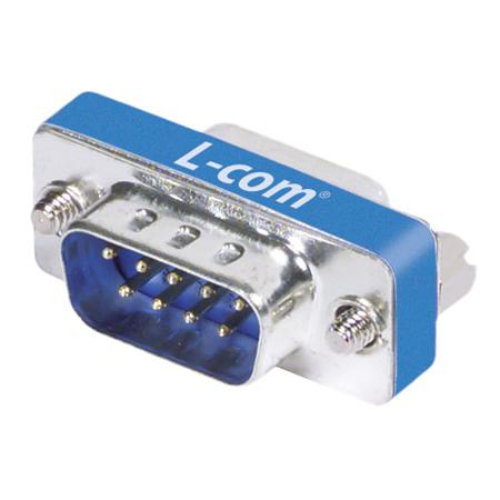 DGB9M L-Com D Sub Adapter Male 9 Way D-Sub to Male 9 Way D-Sub