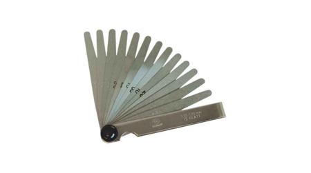 T3527M 413 CK  Steel Feeler Gauge, 13 Blades, With UKAS Calibration