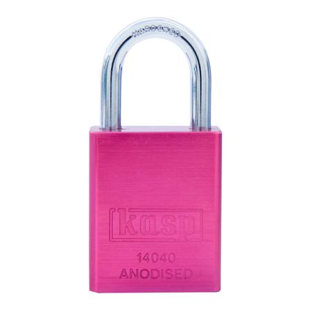 K14040REDD Kasp Padlock Aluminium Padlock Weatherproof Keyed Alike, 6.3 mm Shackle, 38mm Body