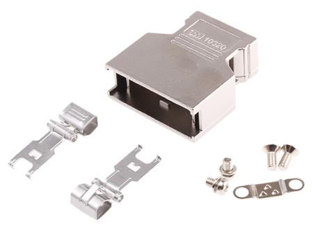 10320-A200-00 3M 103 Series Die Cast Aluminium D Sub Backshell, 20 Way, Strain Relief