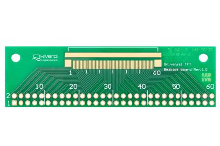 UNIVERSAL BREAK OUT BOARD Riverdi  TFT LCD Colour Display