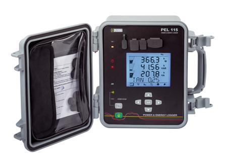 P01157169 Chauvin Arnoux PEL 115 Power & Energy Data Logger, Ethernet, IRD Server, USB, Wifi, 4V / 4I Input Channel(s)