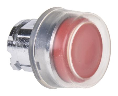 ZB4BP4 Schneider Electric Harmony XB4 Series Red Spring Return Push Button Head, 22mm Cutout, IP66, IP67