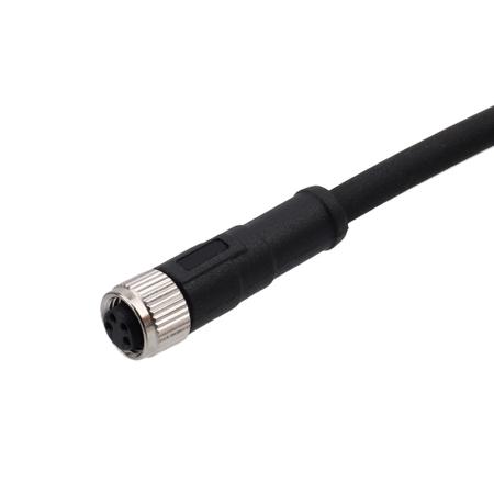 282-5363 RS PRO Straight Female 4 way M8 to Cable, 2m