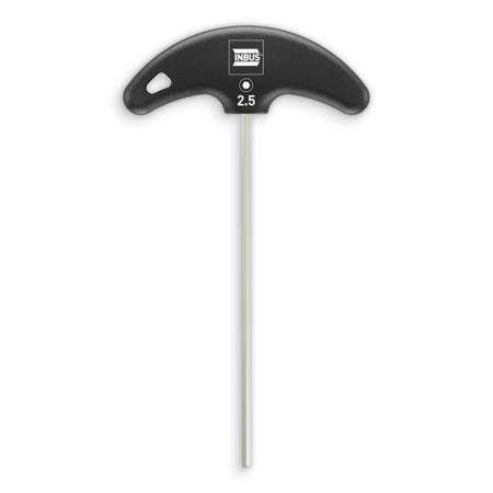 76954 INBUS T-handle Metric Hex Key, 2.5mm