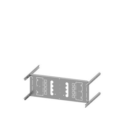 8PQ6000-8BA05 Siemens Grey 4 Gang Mounting Plate Sheet Steel Mounting Plate