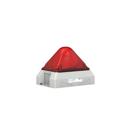 21553645055 Pfannenberg PY L-M Series Red Blinking, Continuous, Flashing Beacon, 24 V dc, Panel Mount, LED Bulb, IP66