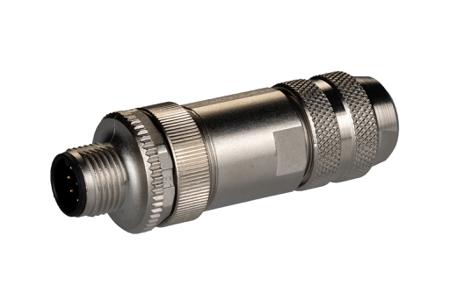 CMBS-8181-0 Turck CMBS Series, 8 Pole Cable Mount Connector Socket, IP67, Male Contacts, Threaded Mating