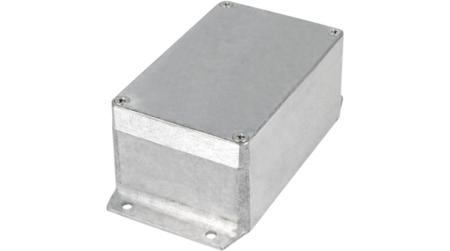 RND-455-00424 RND RND 455 Series Aluminium Aluminium Alloy General Purpose Enclosure, IP65, Flanged, Aluminium Lid, 125x80x57mm